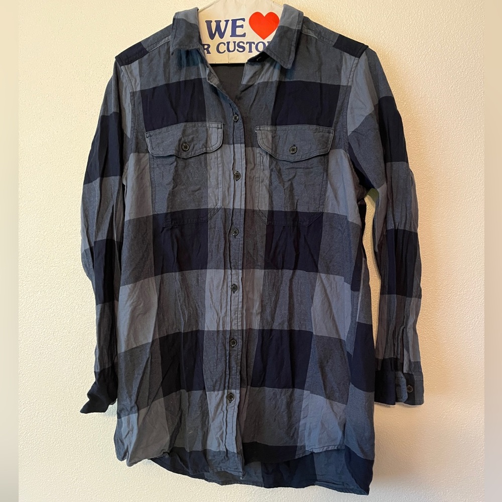Eddie Bauer Blue Casual Button Down Shirt